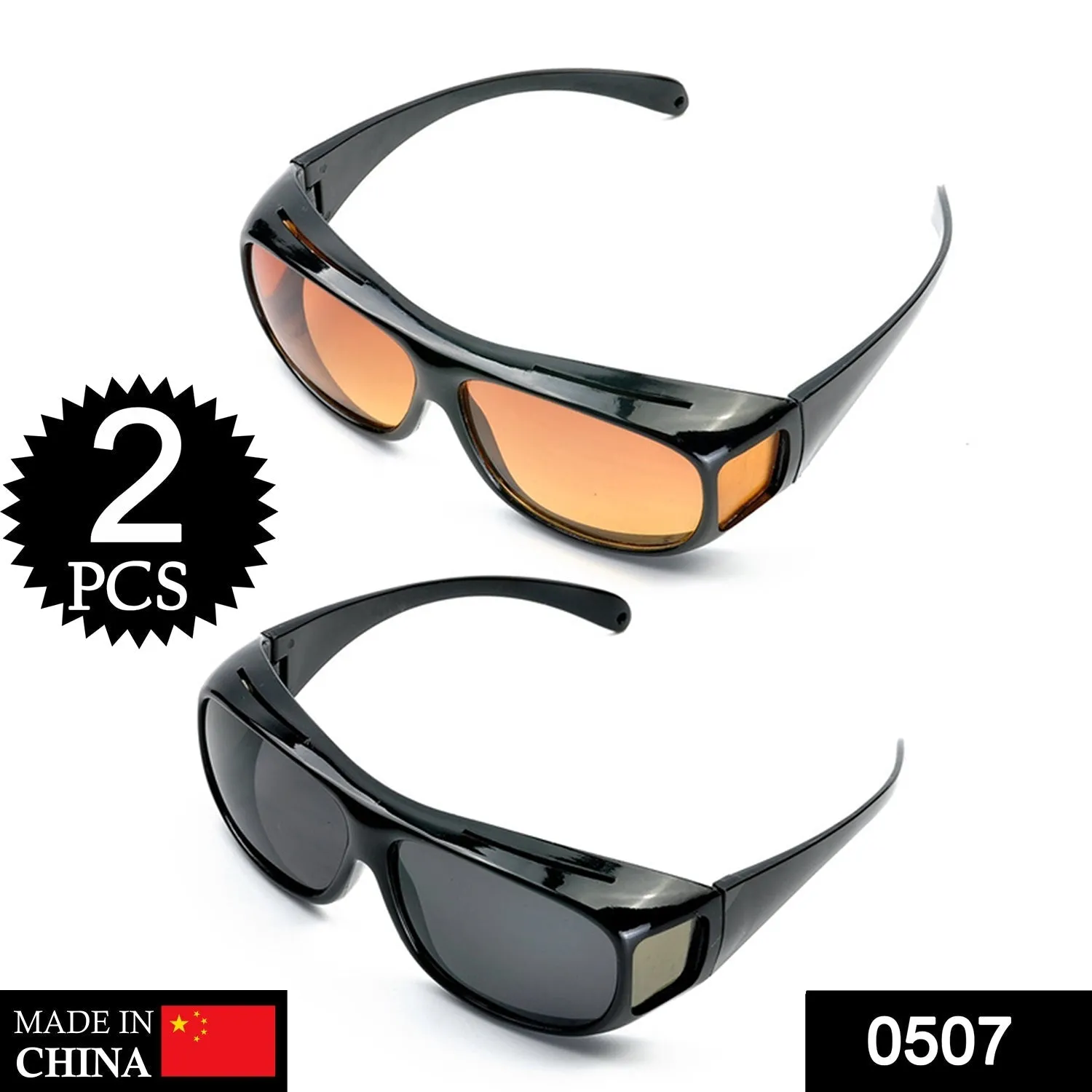 0507 Night HD Vision Driving Anti Glare Eyeglasses