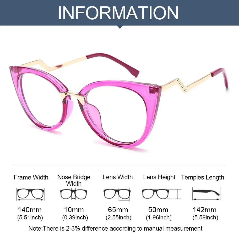 1Pc Anti Blue Light Blocking Cat Eye Oculos Mujer Glass Women Brand Fashion Designer Optical Eyeglasses Frame Classic Eyewear