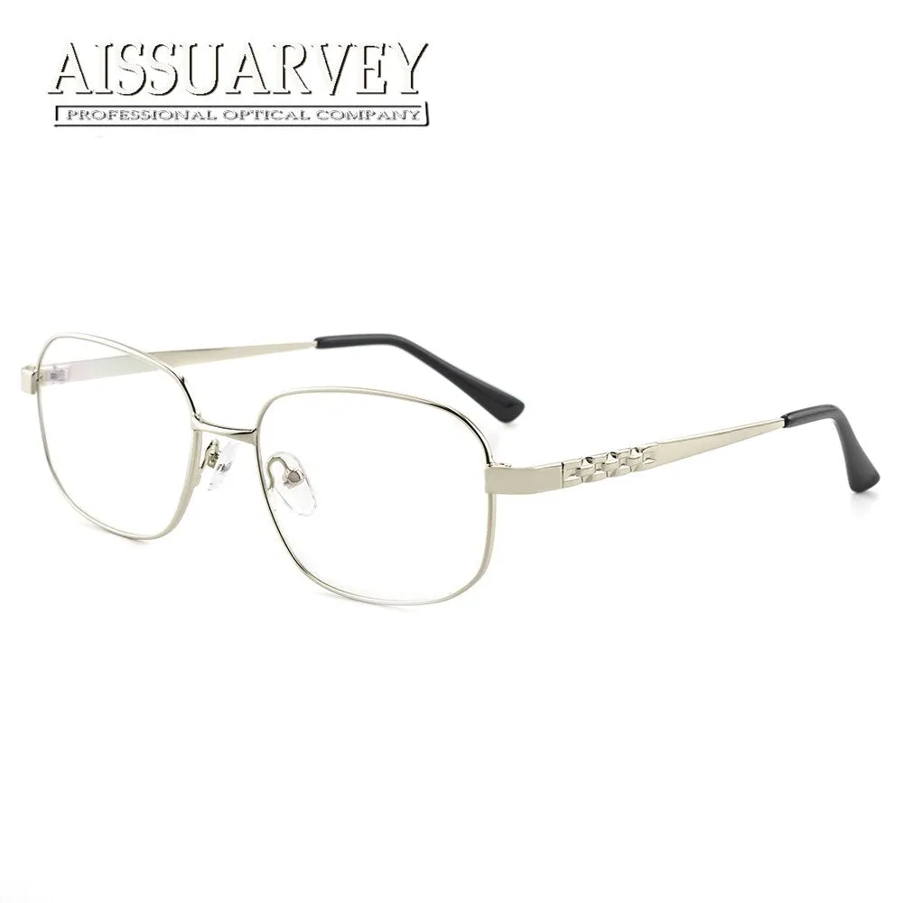 Aissuarvey Men's Full Rim Alloy Frame Eyeglasses Rectangular As3003