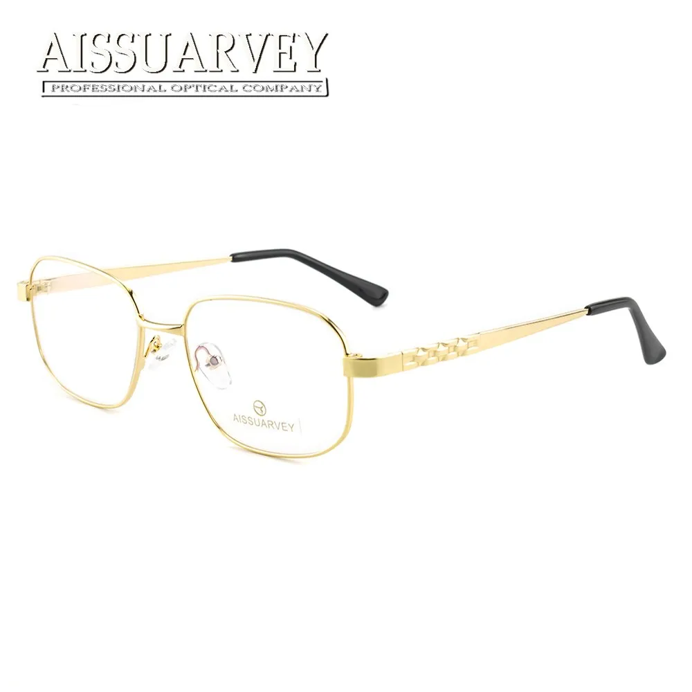 Aissuarvey Men's Full Rim Alloy Frame Eyeglasses Rectangular As3003