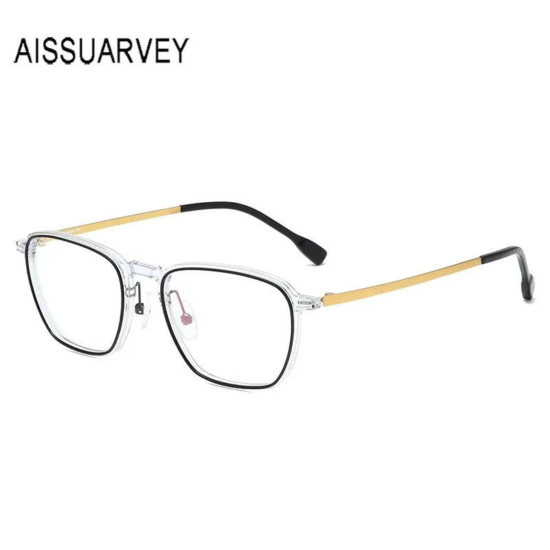 Aissuarvey Titanium Acetate Frame Unisex Full Rim Eyeglasses