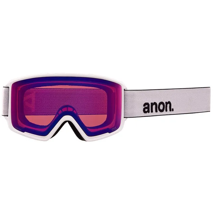 Anon M3 Goggles & MFI Face Mask & Spare Lens 2024 White / Perceive Sunny Onyx Lens