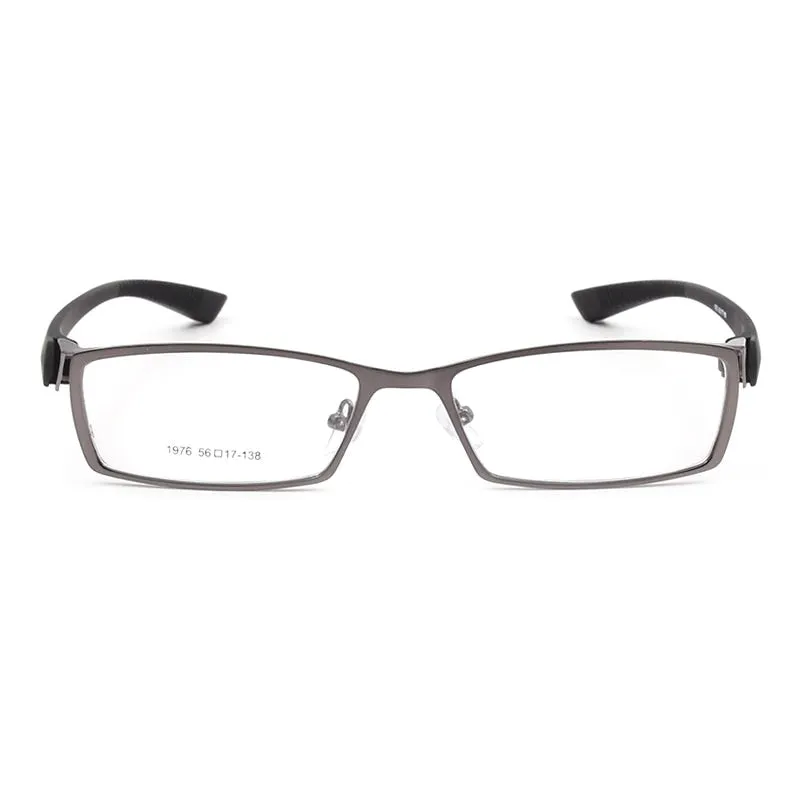 Bclear Men Titanium Alloy Metal Eyeglasses Full Rim Eyewear S1976