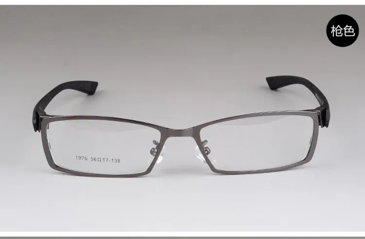 Bclear Men's Alloy Frame Full Rim Square Eyeglasses S1976