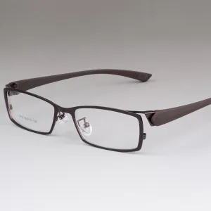 Bclear Men's Alloy Frame Full Rim Square Eyeglasses S1976