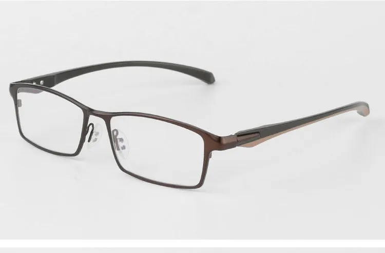 Bclear Men's Full Rim Alloy Frame Eyeglasses S9064