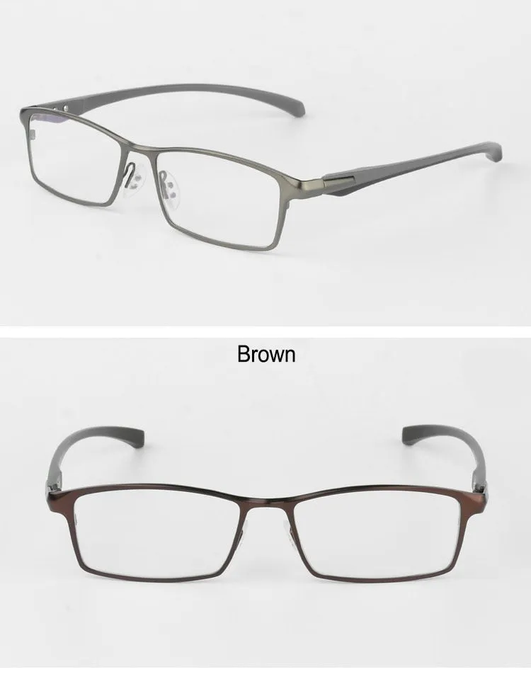 Bclear Men's Full Rim Alloy Frame Eyeglasses S9064