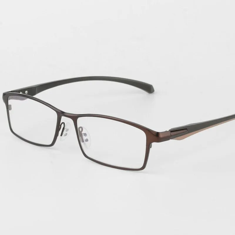 Bclear Men's Full Rim Alloy Frame Eyeglasses S9064