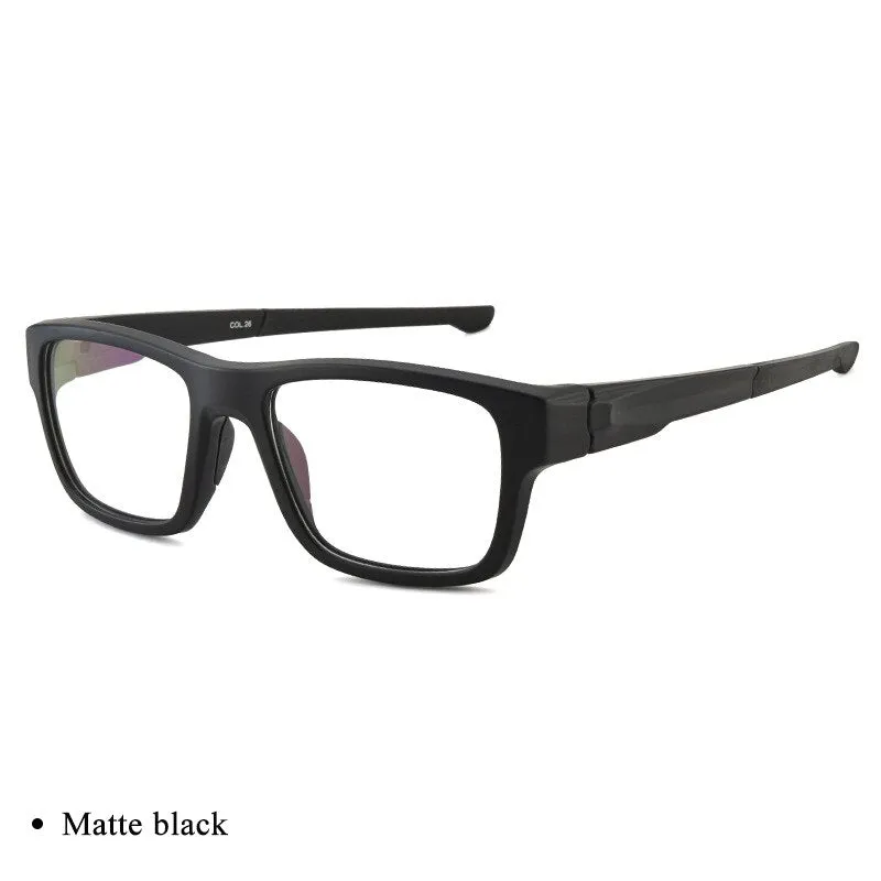 Bclear Men's Full Rim TR-90 Titanium Sports Eyeglasses Zt9224