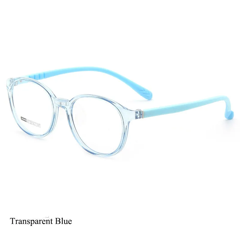 Bclear Unisex Children Full Rim Round TR 90 Titanium Eyeglasses Kd8809