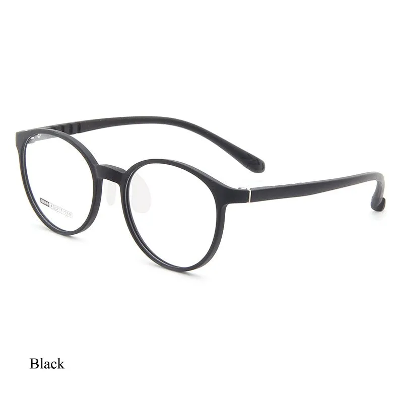 Bclear Unisex Children Full Rim Round TR 90 Titanium Eyeglasses Kd8809