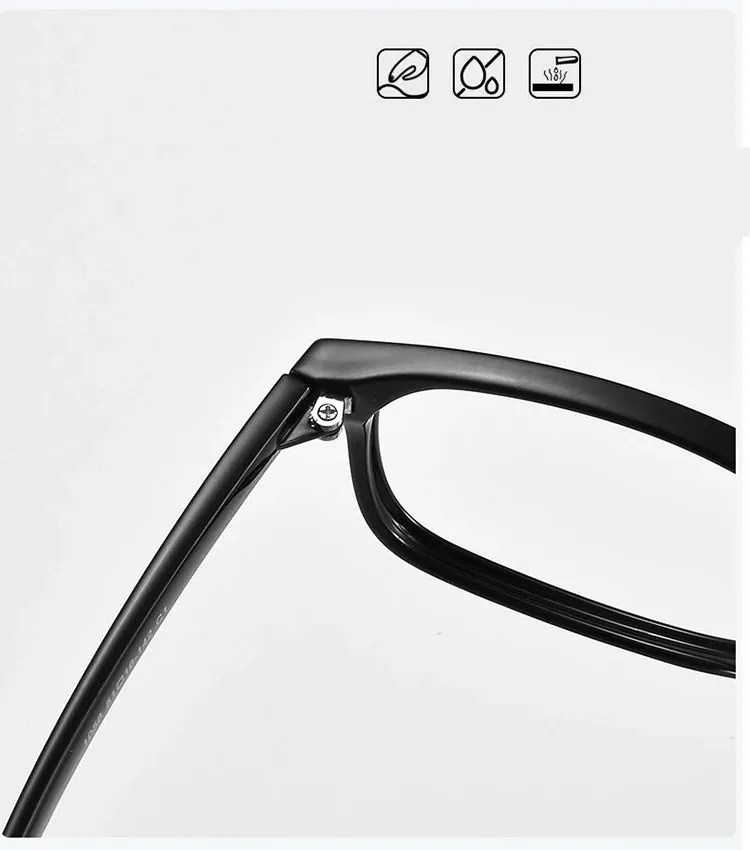 Bclear Unisex Small Full Rim Rectangle Plastic Eyeglasses 1058