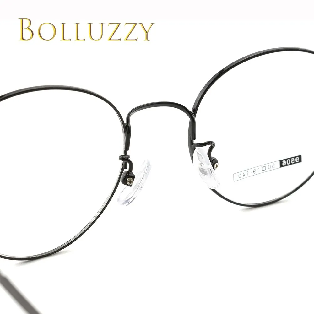 Bolluzzy Unisex Round Full Rim Acetate Eyeglasses Bo9506