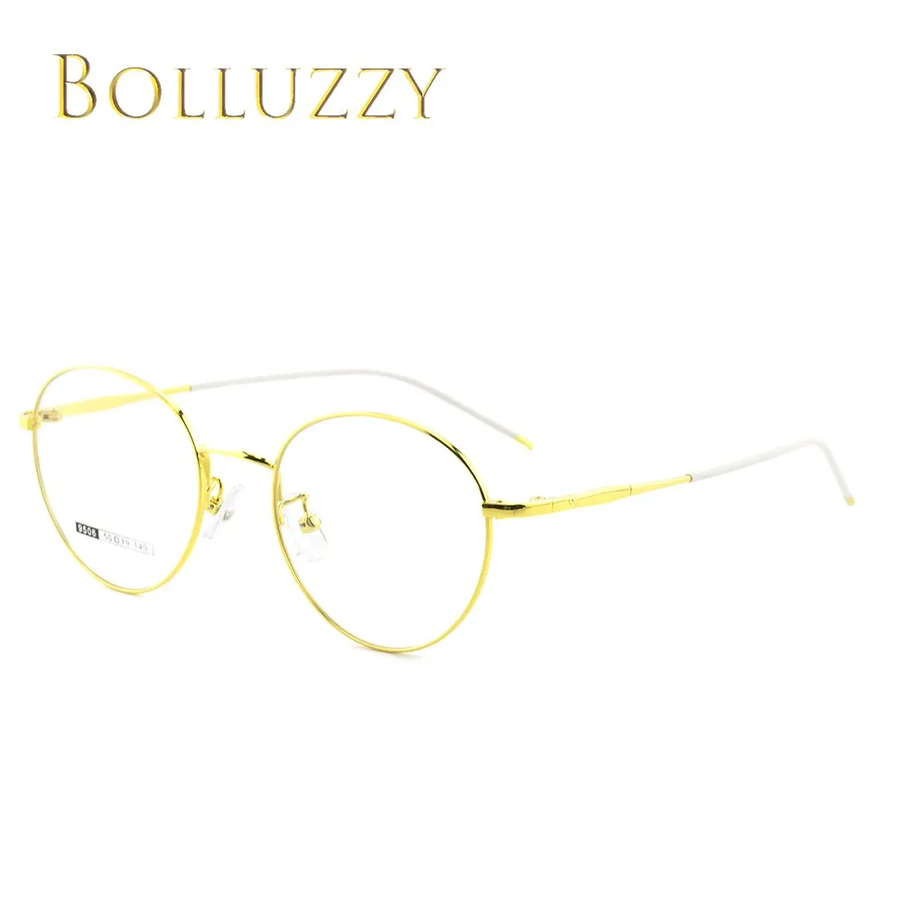 Bolluzzy Unisex Round Full Rim Acetate Eyeglasses Bo9506