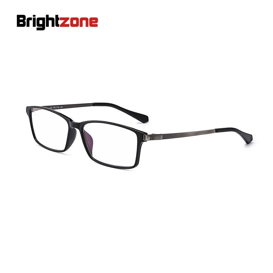 Brightzone Full Rim Men's Reading Glasses Square Alloy 109