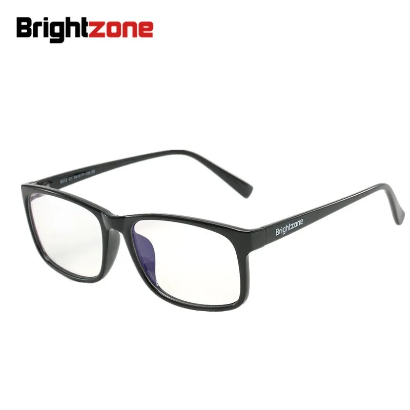 Brightzone Men's Full Rim Square Tr 90 Titanium Eyeglasses 6913