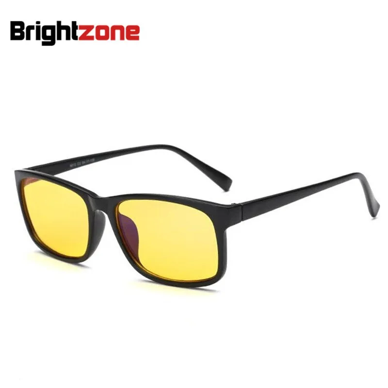 Brightzone Men's Full Rim Square Tr 90 Titanium Eyeglasses 6913