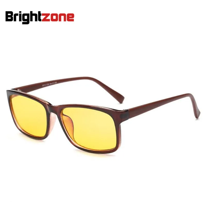 Brightzone Men's Full Rim Square Tr 90 Titanium Eyeglasses 6913