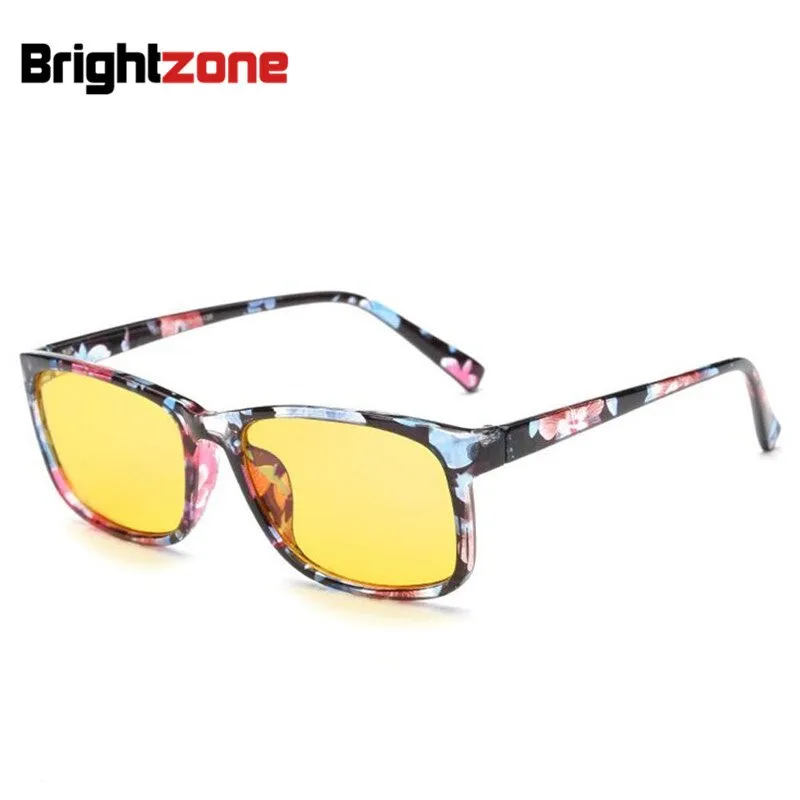 Brightzone Men's Full Rim Square Tr 90 Titanium Eyeglasses 6913