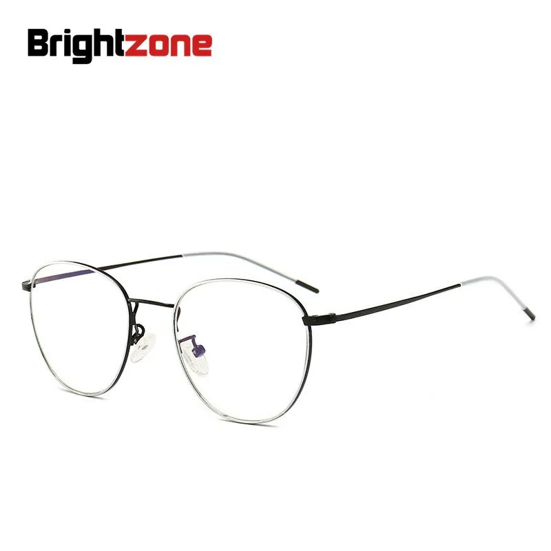 Brightzone Unisex Eyeglasses Full Rim Square Alloy 12046