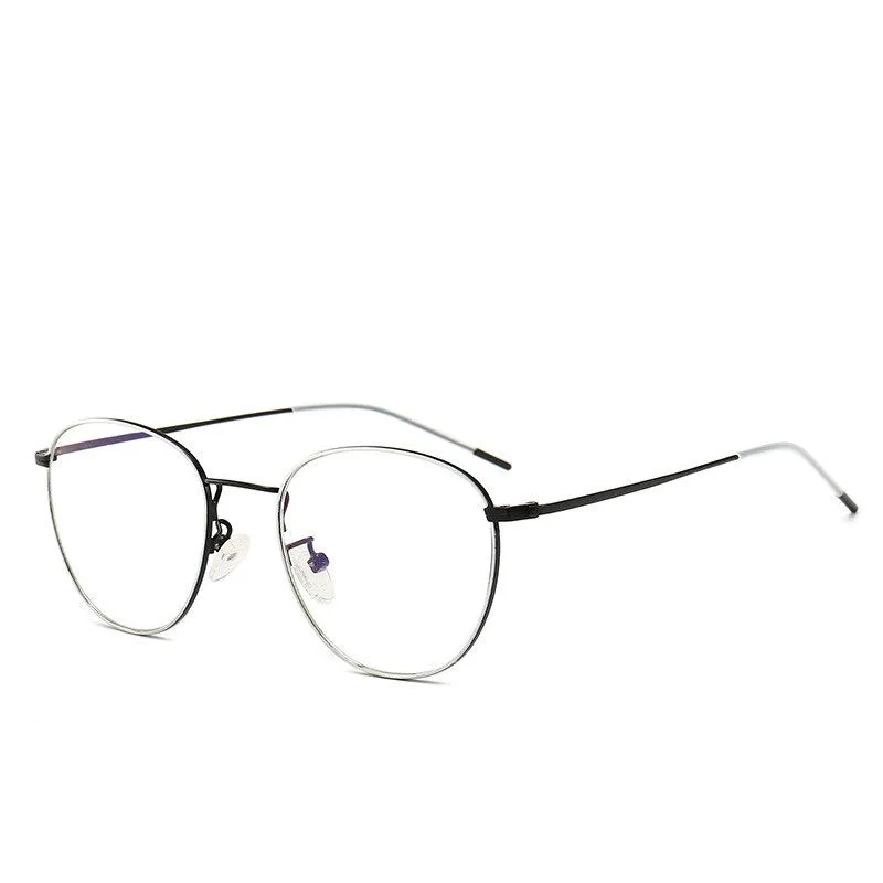 Brightzone Unisex Eyeglasses Full Rim Square Alloy 12046