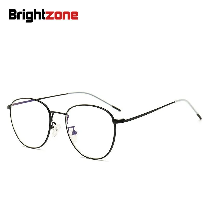 Brightzone Unisex Eyeglasses Full Rim Square Alloy 12046