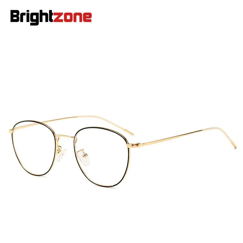 Brightzone Unisex Eyeglasses Full Rim Square Alloy 12046