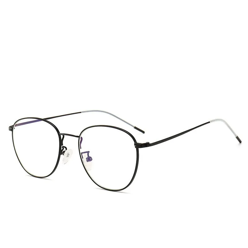 Brightzone Unisex Eyeglasses Full Rim Square Alloy 12046