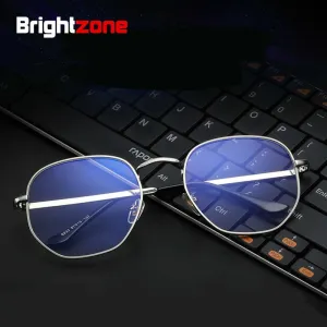 Brightzone Unisex Eyeglasses Full Rim Square Alloy Titanium