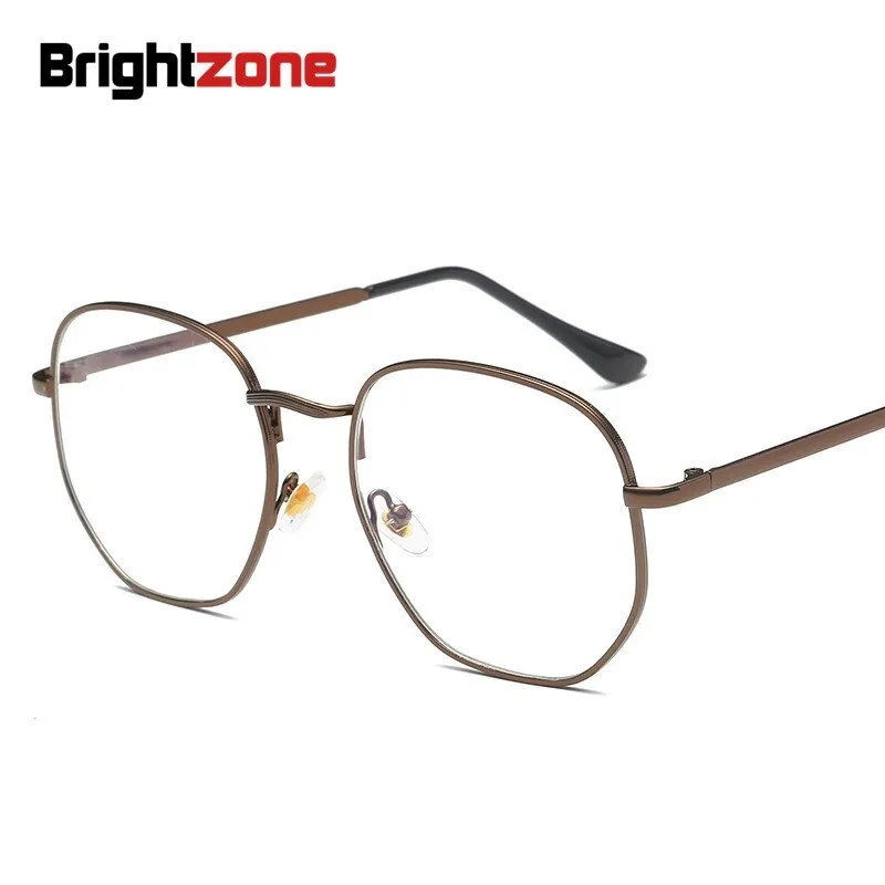 Brightzone Unisex Eyeglasses Full Rim Square Alloy Titanium