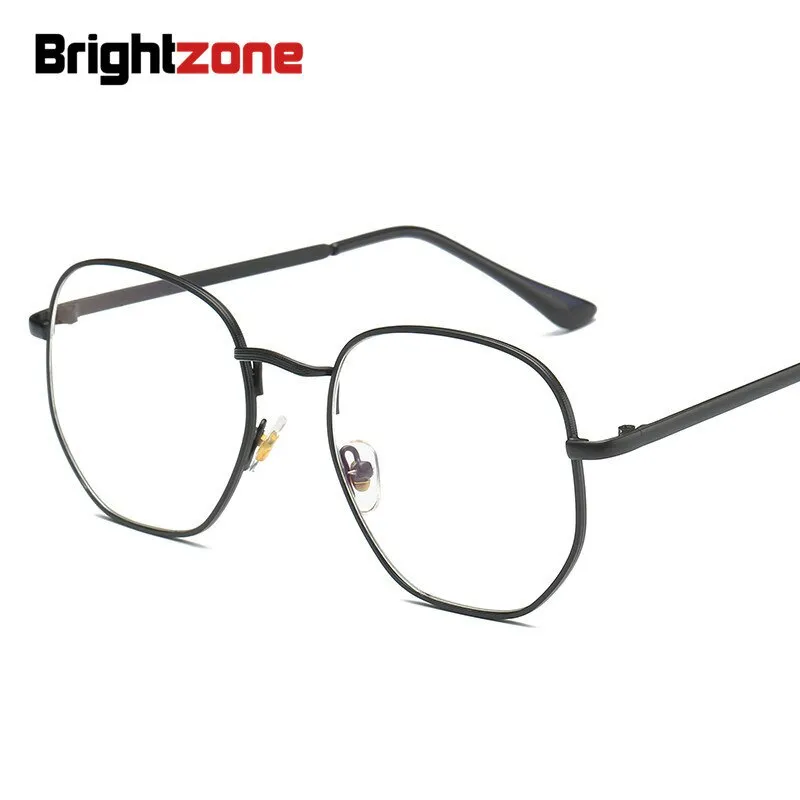 Brightzone Unisex Eyeglasses Full Rim Square Alloy Titanium