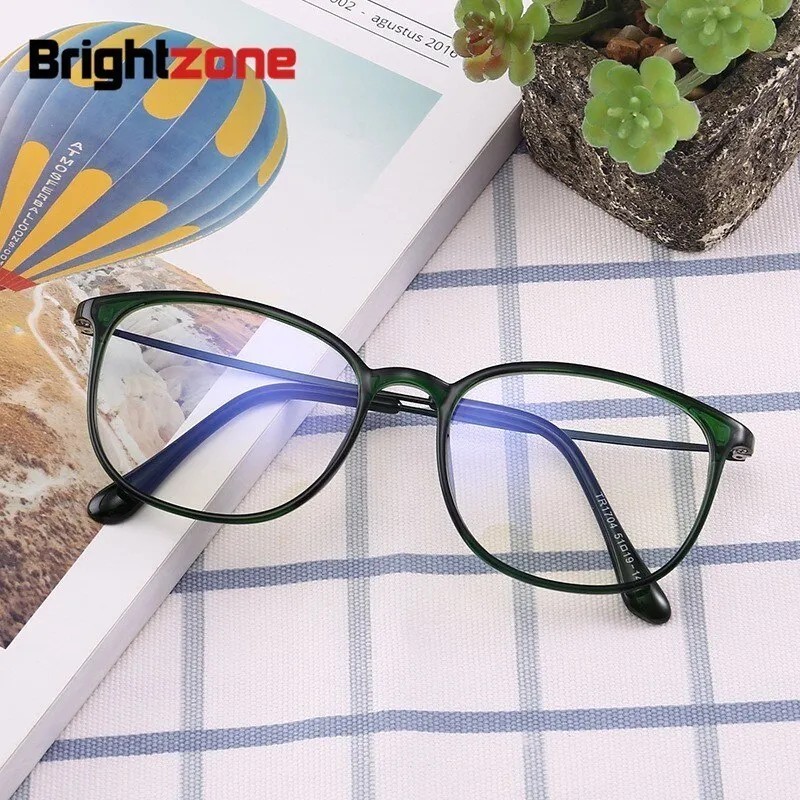 Brightzone Unisex Full Rim Eyeglasses Square Acetate