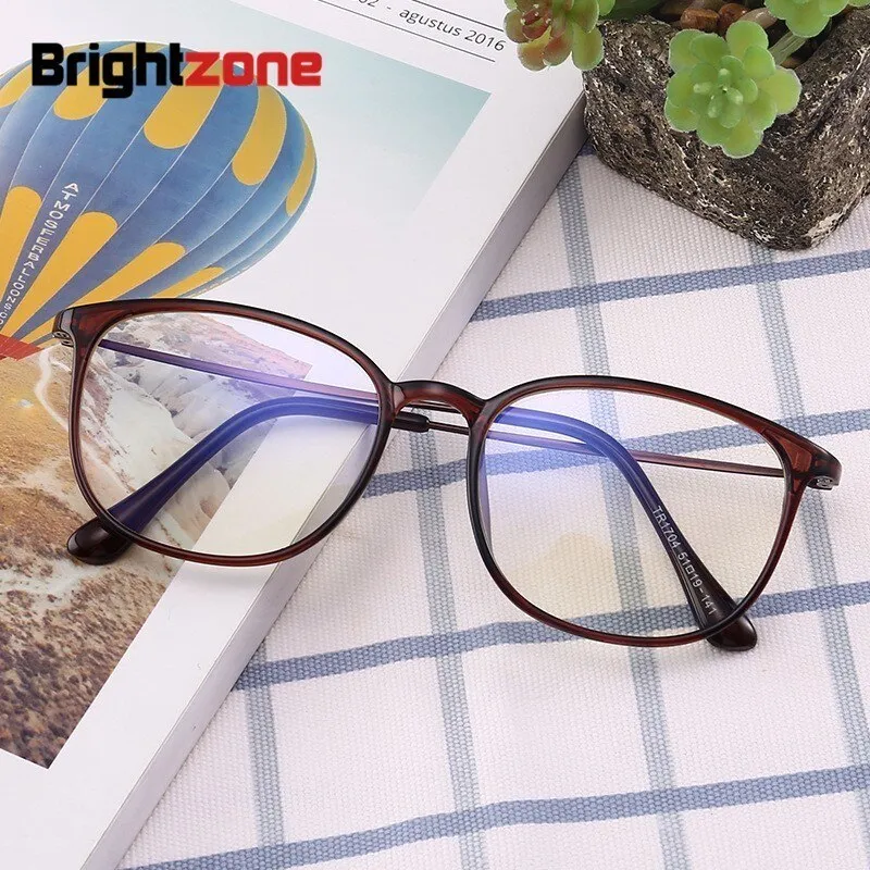 Brightzone Unisex Full Rim Eyeglasses Square Acetate