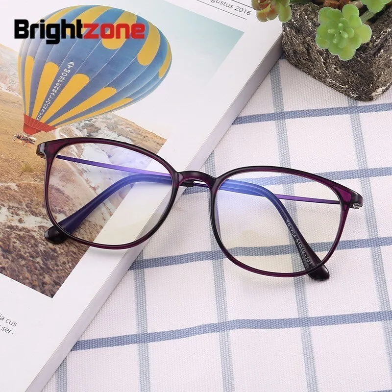 Brightzone Unisex Full Rim Eyeglasses Square Acetate