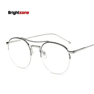 Brightzone Unisex Full Rim Round Alloy Eyeglasses 3263