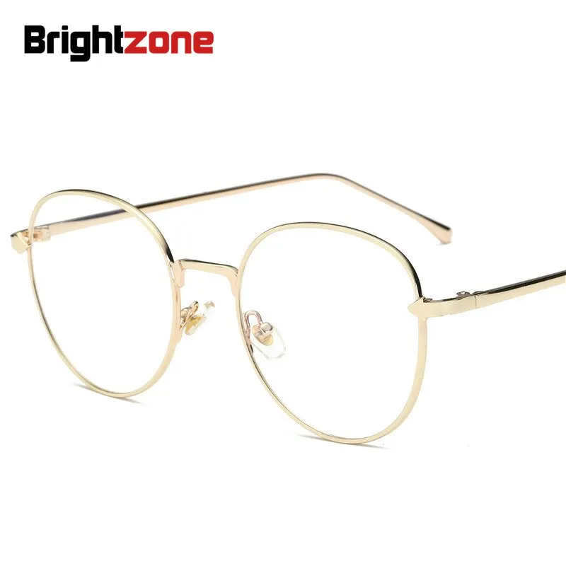 Brightzone Unisex Full Rim Round Aluminum Eyeglasses 26g