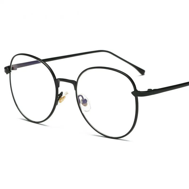 Brightzone Unisex Full Rim Round Aluminum Eyeglasses 26g