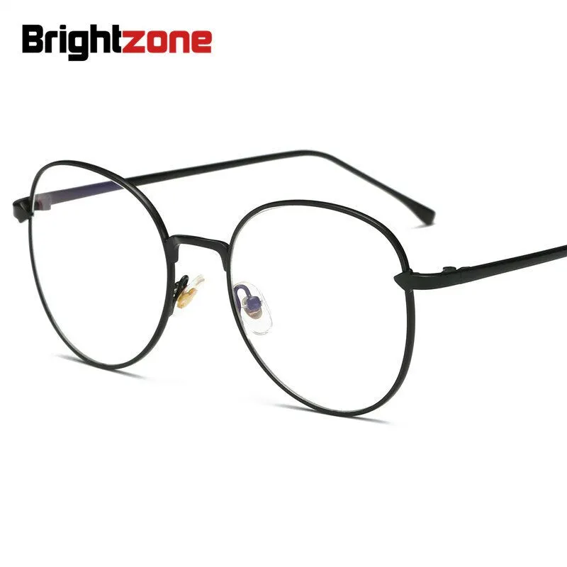 Brightzone Unisex Full Rim Round Aluminum Eyeglasses 26g