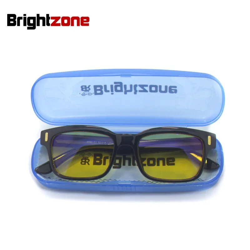 Brightzone Unisex Full Rim Square Tr 90 Gaming Eyeglasses 22h