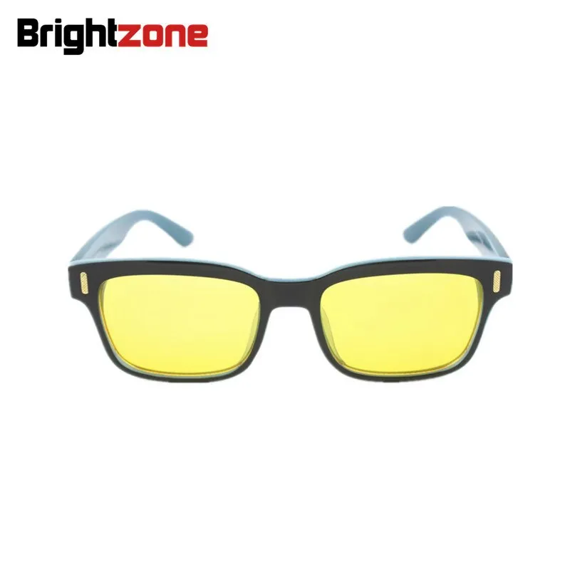 Brightzone Unisex Full Rim Square Tr 90 Gaming Eyeglasses 22j