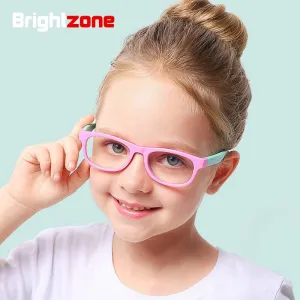 Brightzone Unisex Full Rim Tr 90 Titanium Round Eyeglasses  R885