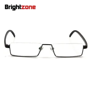 Brightzone Unisex Semi Rim Square Alloy Tr 90 Reading Glasses 1005