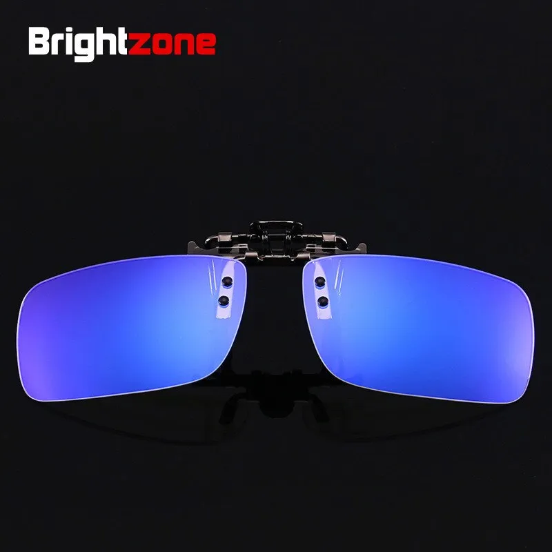 Brightzone Unisex Square Clip On Sunglasses Uv400  Hmc