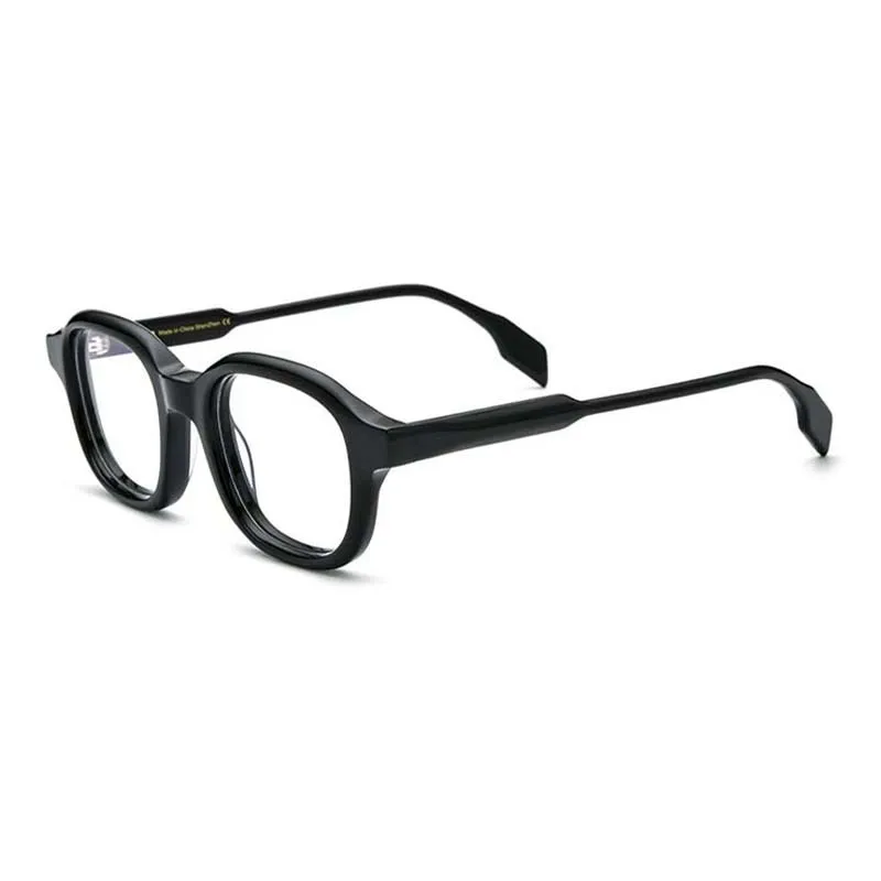 CCspace Unisex Full Rim Irregular Square Acetate Eyeglasses 54703