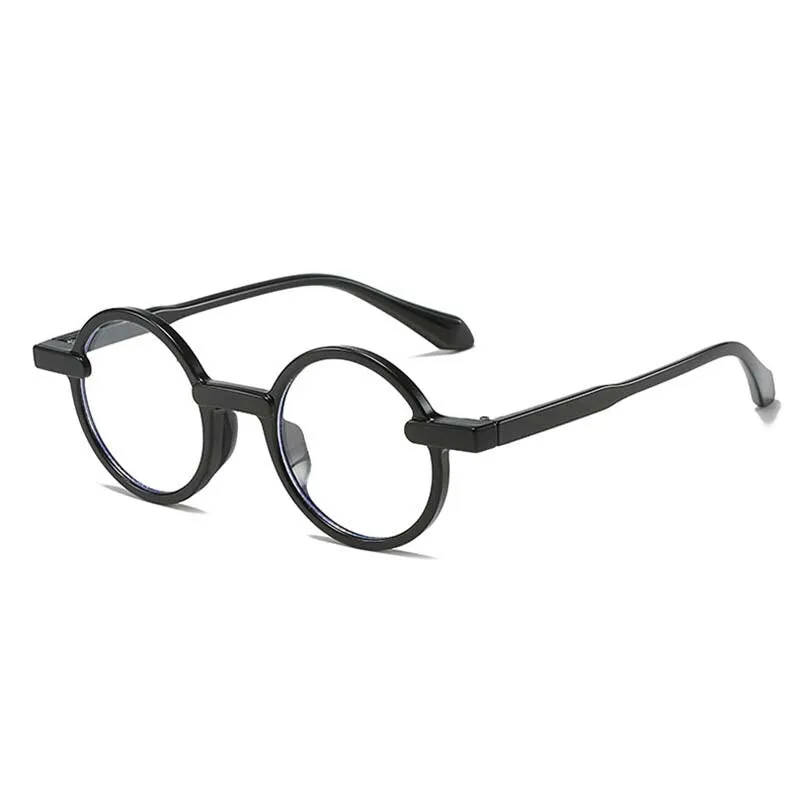 CCspace Unisex Full Rim Round Acetate Eyeglasses 55081