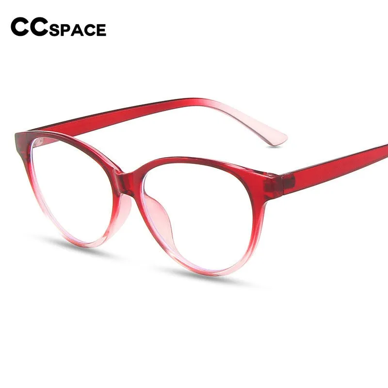 CCspace Unisex Full Rim Square Acetate Eyeglasses 55438