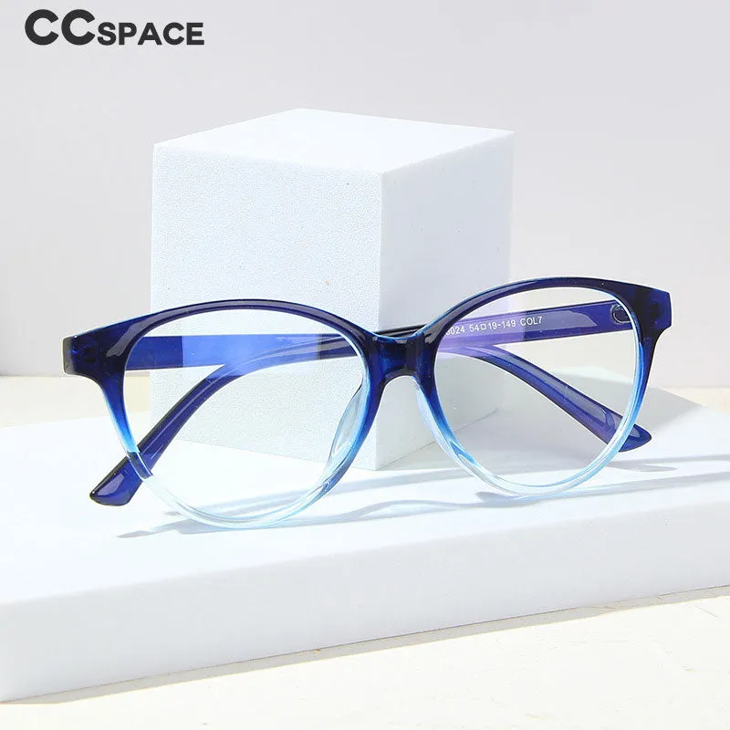 CCspace Unisex Full Rim Square Acetate Eyeglasses 55438