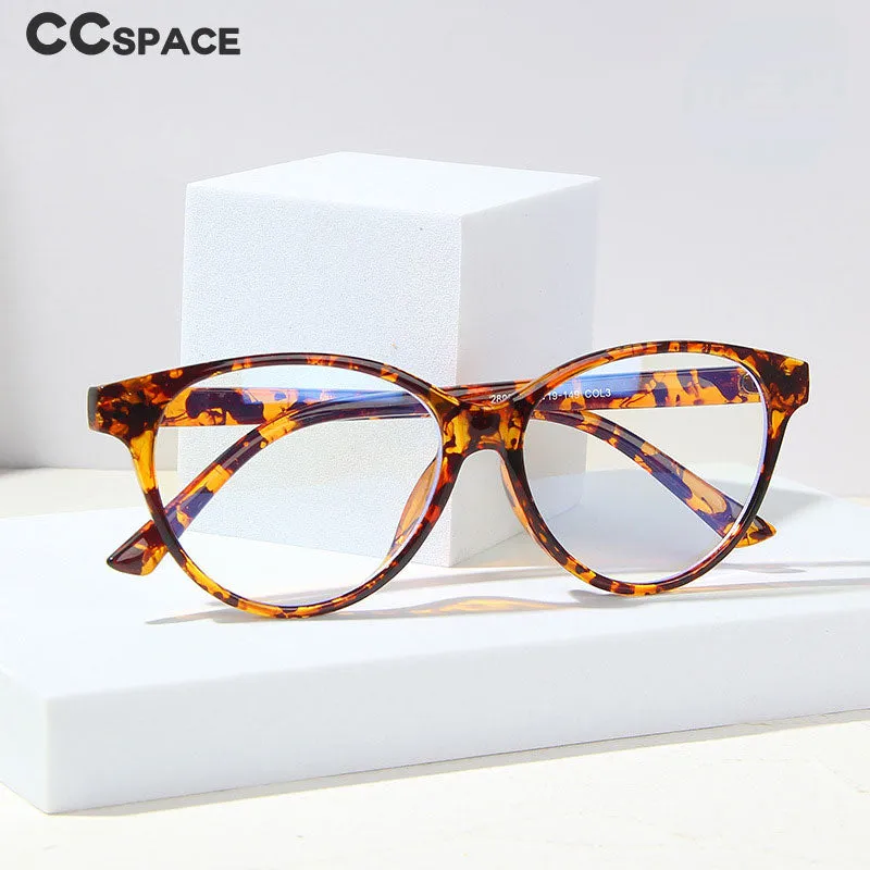 CCspace Unisex Full Rim Square Acetate Eyeglasses 55438