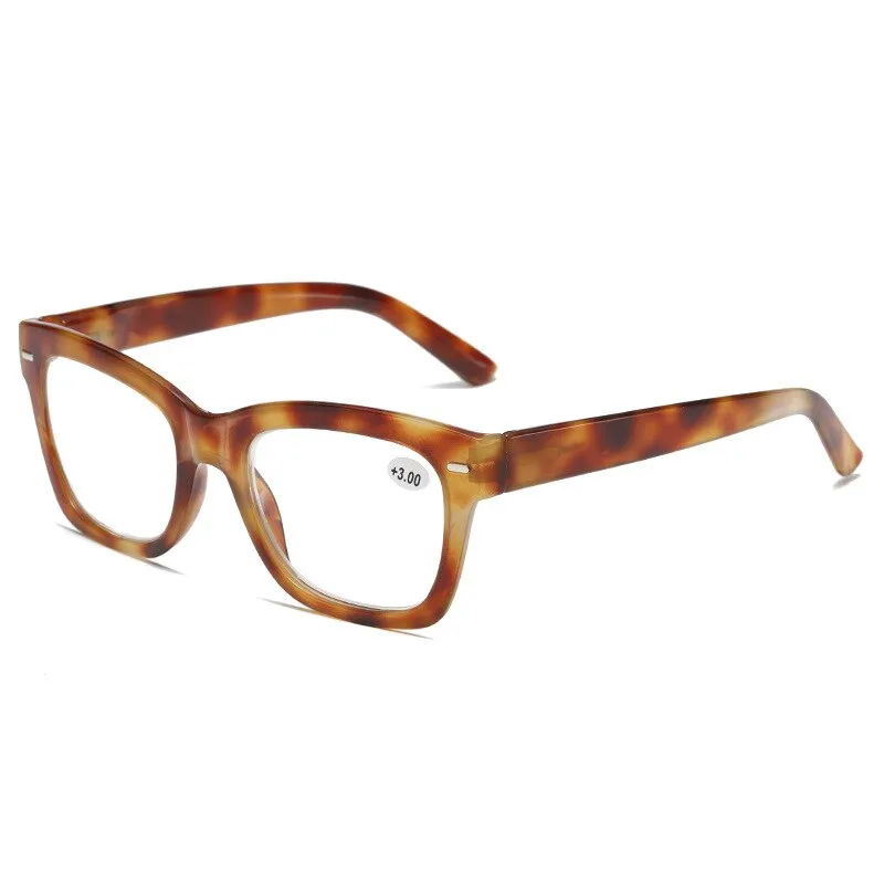 CCspace Unisex Full Rim Square Acetate Reading Glasses 55810