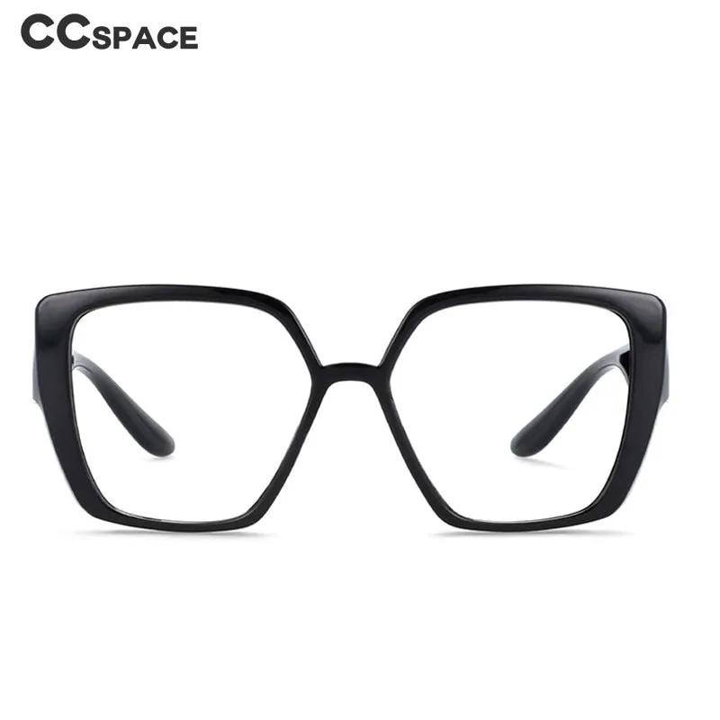 CCspace Unisex Full Rim Square Resin Frame Eyeglasses 54036